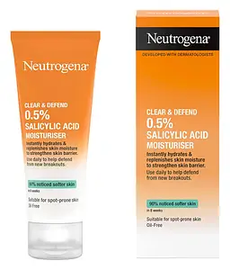Neutrogena Clear & Defend 0.5 % Salicylic Acid Moisturiser Sweden