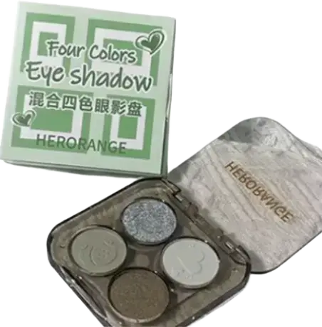 Herorange Four Colors Eyeshadow Meadow Green