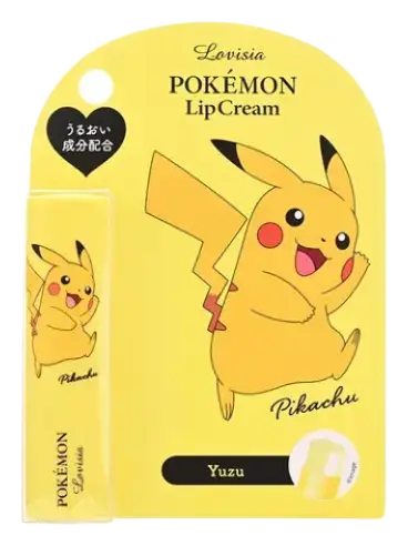 Lovisia Pokémon Lip Cream Pikachu Yuzu