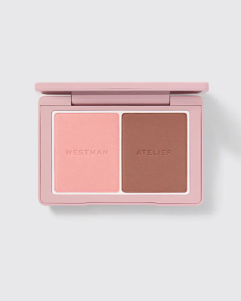 Westman Atelier Baby Cheeks + Face Trace Sculpting Powder Duo Coquette / Mimi