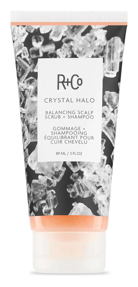 R & Co Crystal Halo Balancing Scalp Scrub + Shampoo