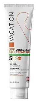 Vacation Skincare Sunscreen Cream Gel SPF 50+