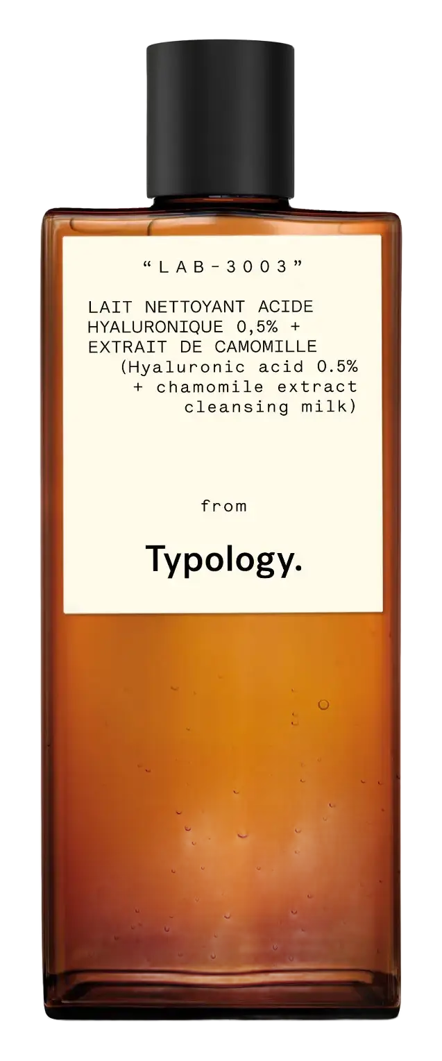 Typology Hydrating Cleansing Milk  Hyaluronic Acid 0.5% + Chamomile Extract