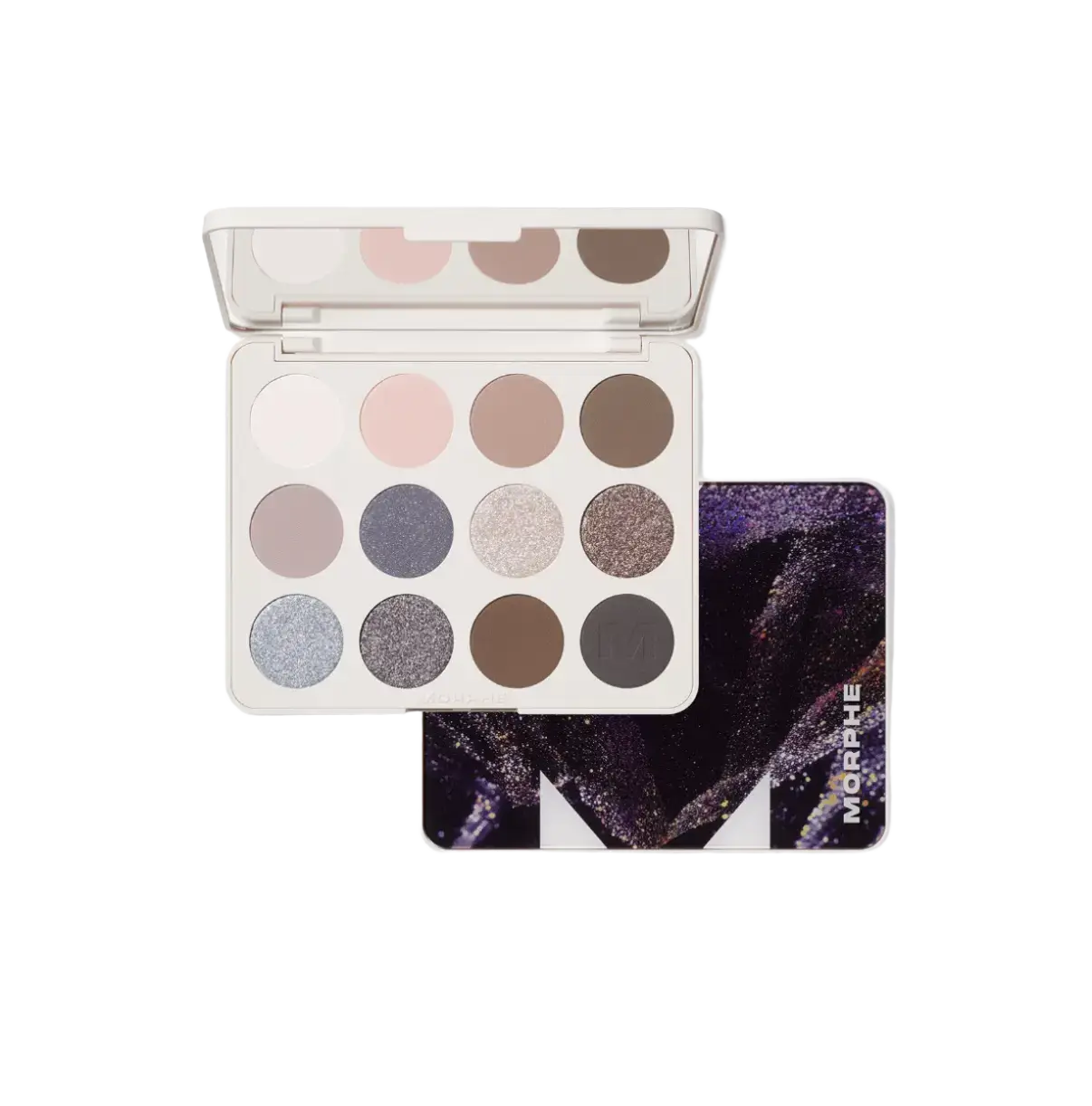 Morphe Chromaplus 12-Pan Eyeshadow Palette Moon Stone