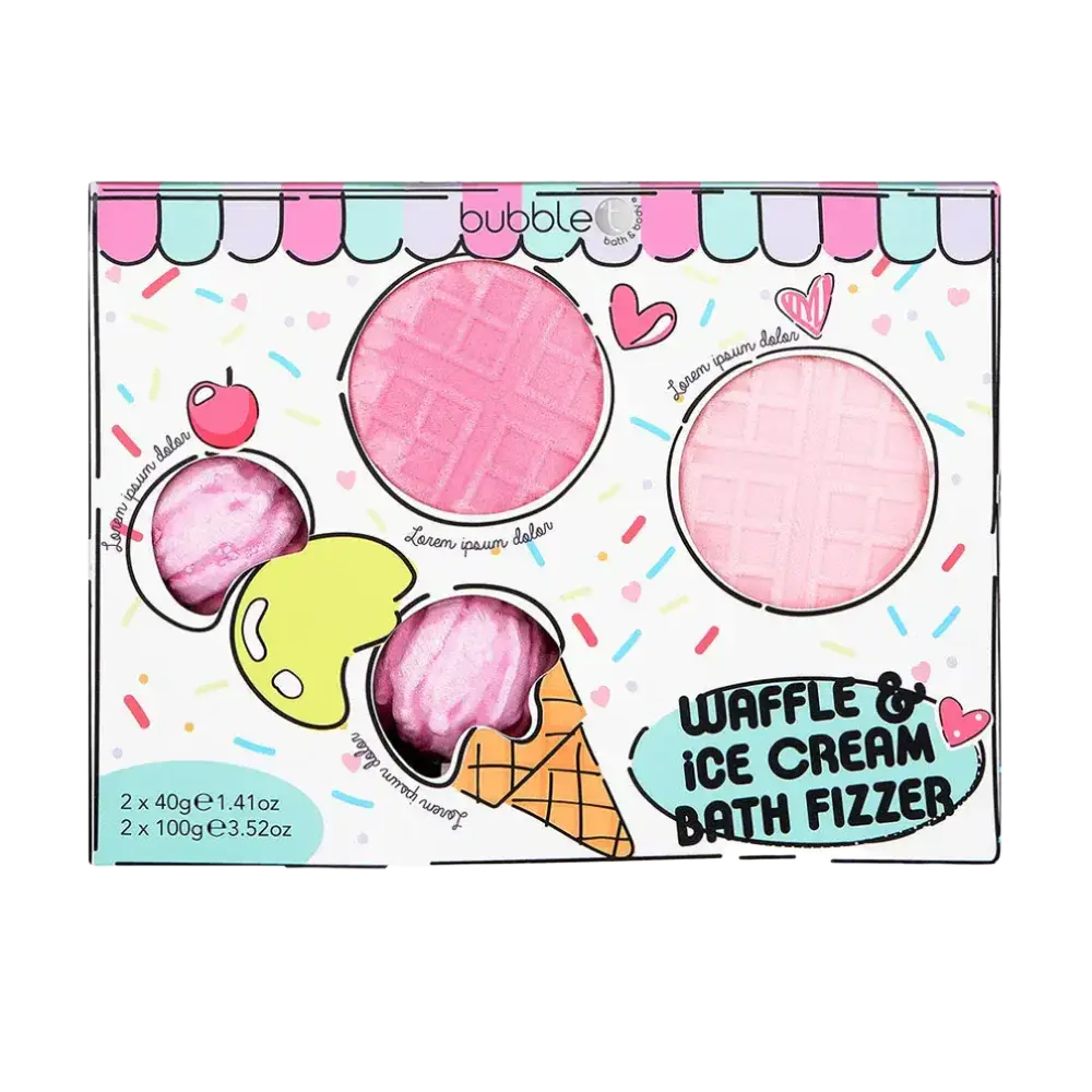 Bubble 'T Waffle & Ice Cream Bath Fizzer