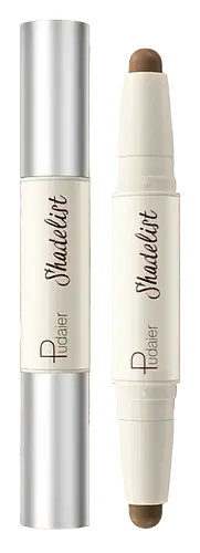 Pudaier 2-In-1 Contour & Highlight Pen #06 Tan & Concrete Gray