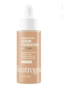 Neutrogena Sensitive Skin Serum Foundation with Moisturizing Vitamin-B5 Medium 02