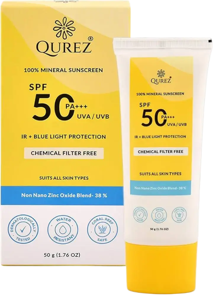 Qurez 100% Mineral Sunscreen SPF 50 PA+++