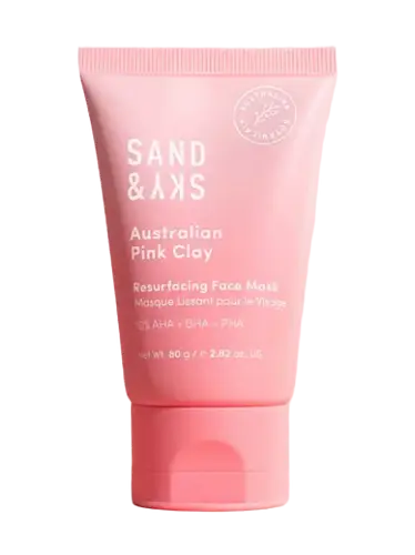 Sand and Sky Australian Pink Clay Resurfacing Face Mask
