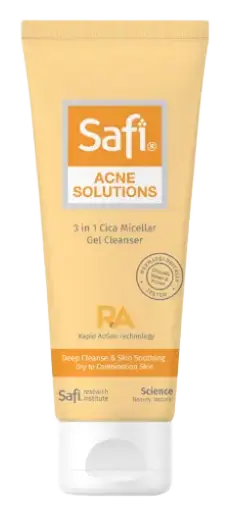 Safi Acne Solutions 3 in 1 Cica Micellar Gel Cleanser