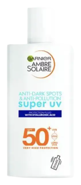 Garnier Ambre Solaire Anti-Dark Spots & Anti-Pollution Super UV Protection Fluid