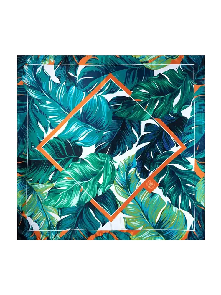 Curlsmith Vegan Silk Scarf Limited Edition Spring Design