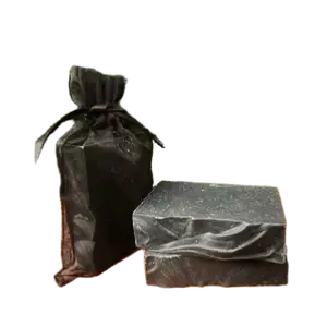 Athar'a Pure Activated Black Charcoal Bar Soap for Acne