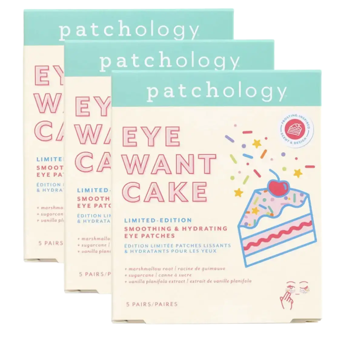 Patchology Eye Want Cake Smoothing & Hydrating Eye Patches
