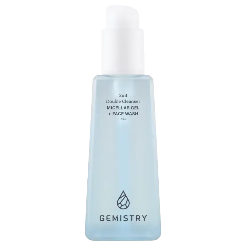 Gemistry 2In1 Double Cleanser Micellar Gel + Face Wash