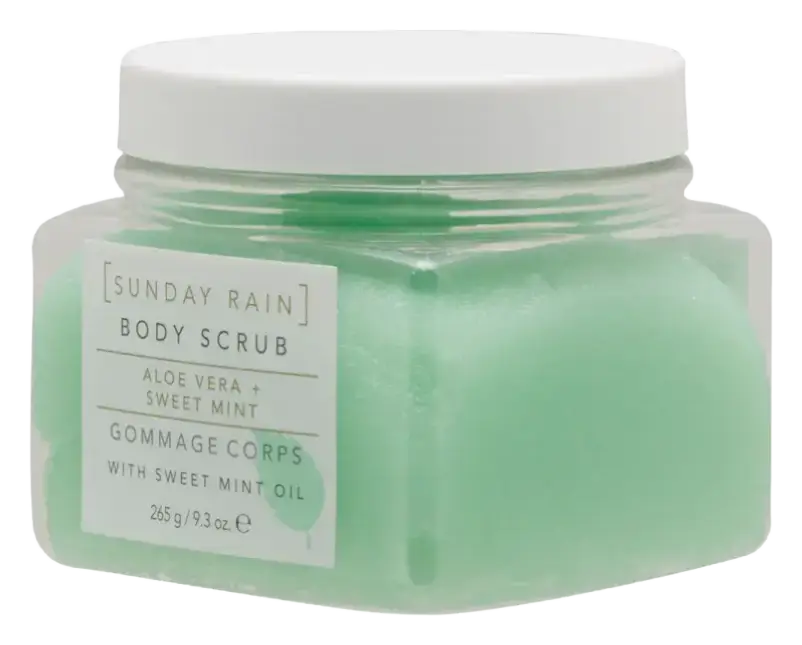 Sunday Rain Aloe Vera + Sweet Mint Body Scrub