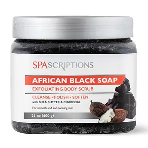 Spascriptions African Black Soap Exfoliating Body Scrub