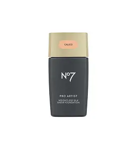 No7 Pro Artist Weightless Silk Sheer Foundation Calico
