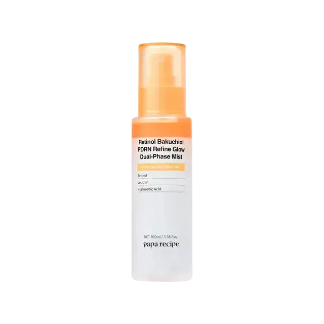 Papa Recipe Retinol Bakuchiol PDRN Refine Glow Dual-Phase Mist