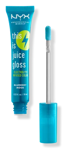 NYX Cosmetics This is Juice Gloss Hydrating Lip Gloss Blueberry Mood