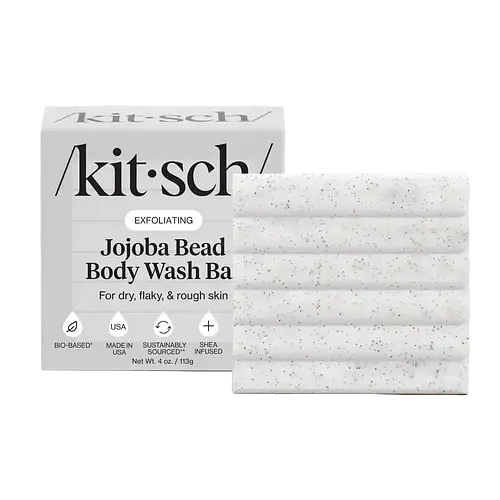 Kitsch Jojoba Bead Exfoliating Body Wash Bar