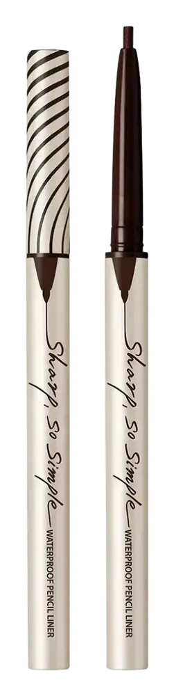 CLIO Sharp So Simple Waterproof Pencil Eye Liner 02 Brown