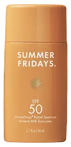 Summer Fridays ShadeDrops Broad Spectrum SPF 50 Mineral Milk Sunscreen