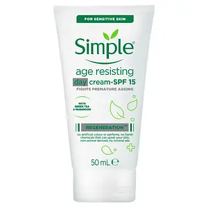 Simple Skincare Age Resisting Day Cream-SPF 15