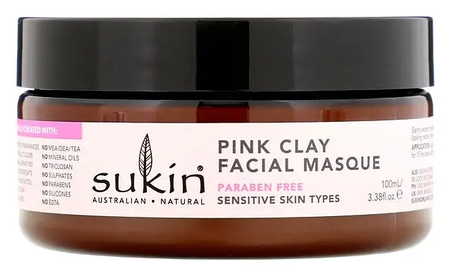 Sukin Pink Clay Facial Masque