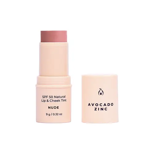 Avocado Zinc SPF 50 Natural Lip & Cheek Tint Nude