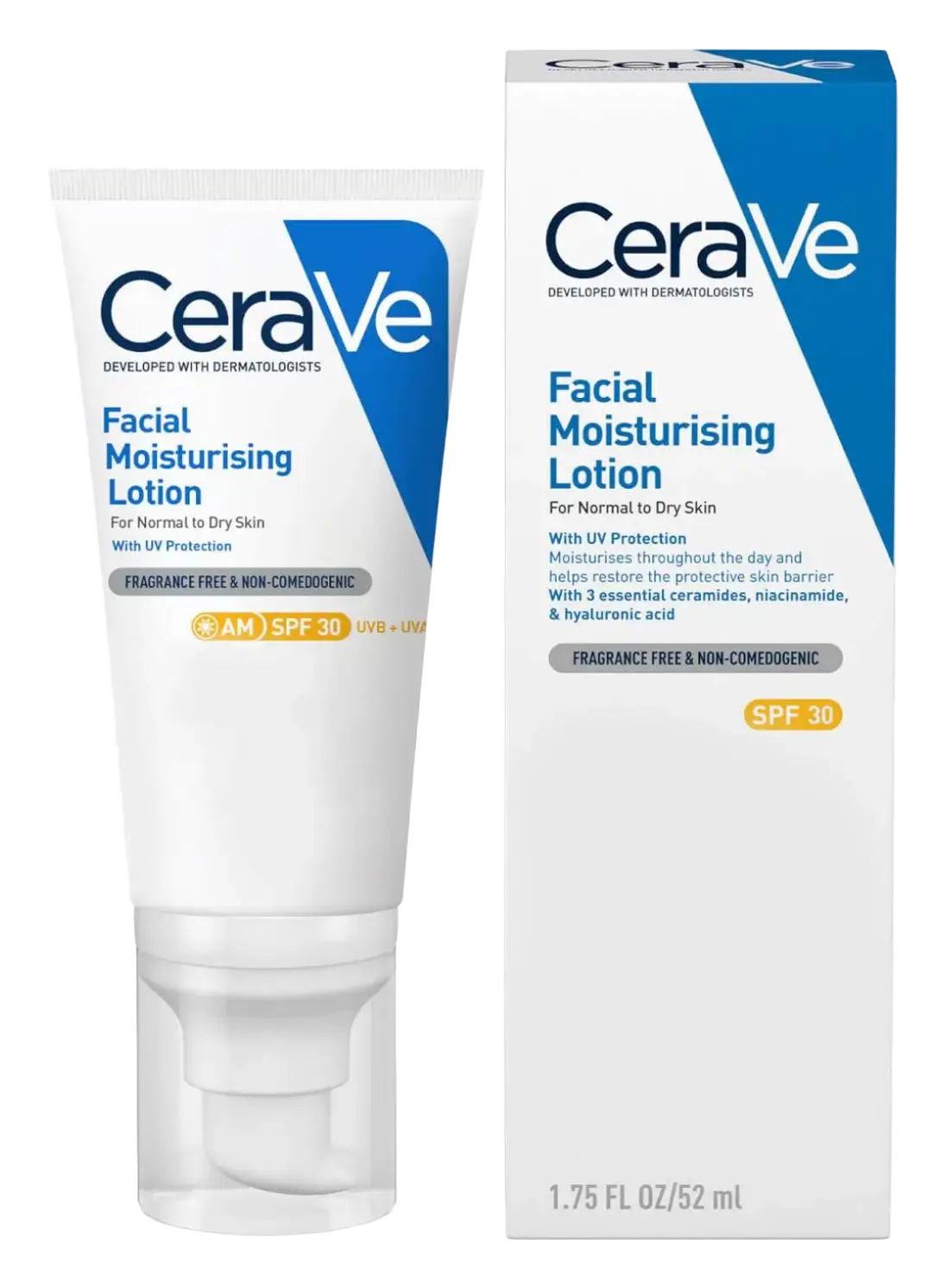 CeraVe AM Facial Moisturising Lotion SPF30 UK