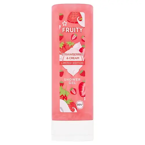 Superdrug Fruity Shower Gel Strawberries & Cream