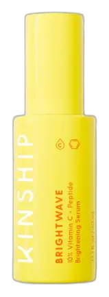 Kinship Brightwave 10% Vitamin C + Peptide Brightening Serum