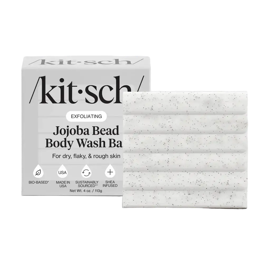 Kitsch Jojoba Bead Exfoliating Body Wash Bar