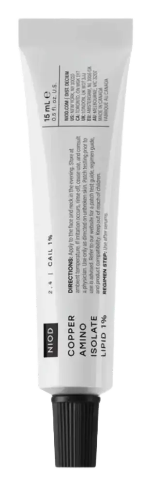 Niod Copper Amino Isolate Lipid 1% (CAIL)