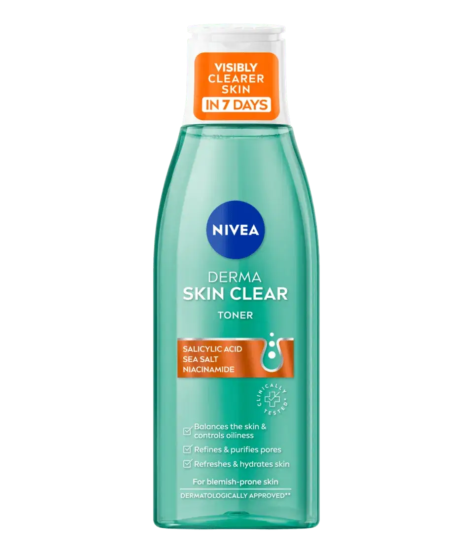 Nivea Derma Skin Clear Toner With Salicylic Acid, Sea Salt, And Niacinamide UK