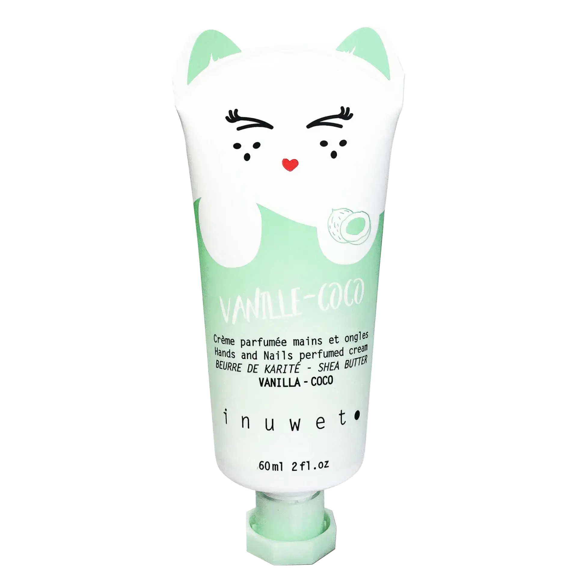 inuwet. Hands And Nails Perfumed Cream Vanilla-Coco