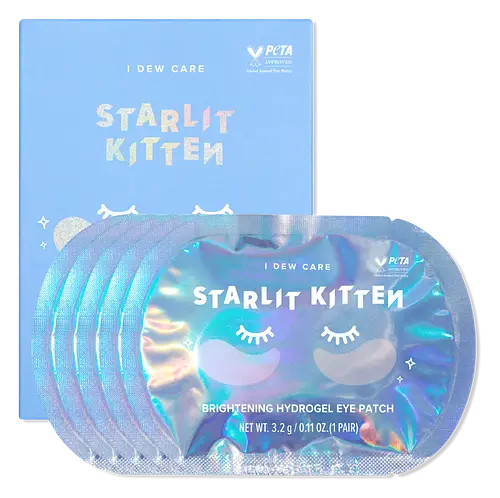 I Dew Care Starlit Kitten Brightening Hydrogel Eye Patch