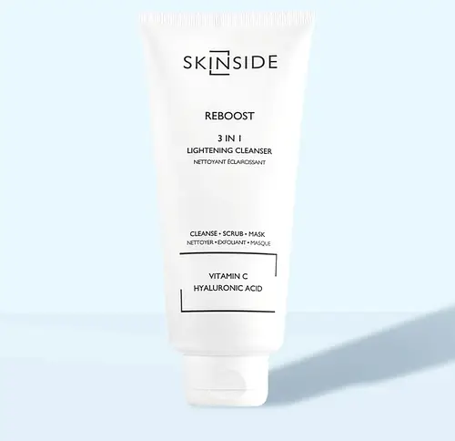 Skin Side 3 in 1 Vit C Lightening Cleanser Cleanser, scrub and mask