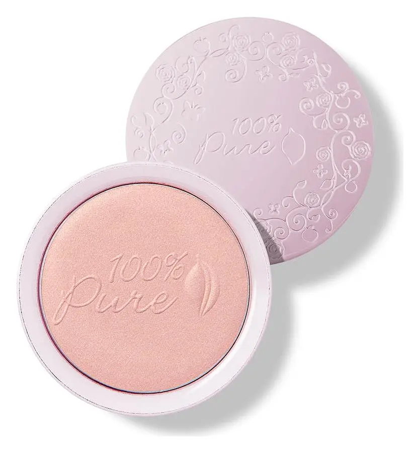 100% Pure Fruit Pigmented Gemmed Luminizer Pink Gold Taffeta