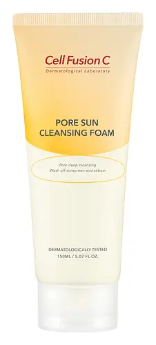 Cell Fusion C Pore Sun Cleansing Foam
