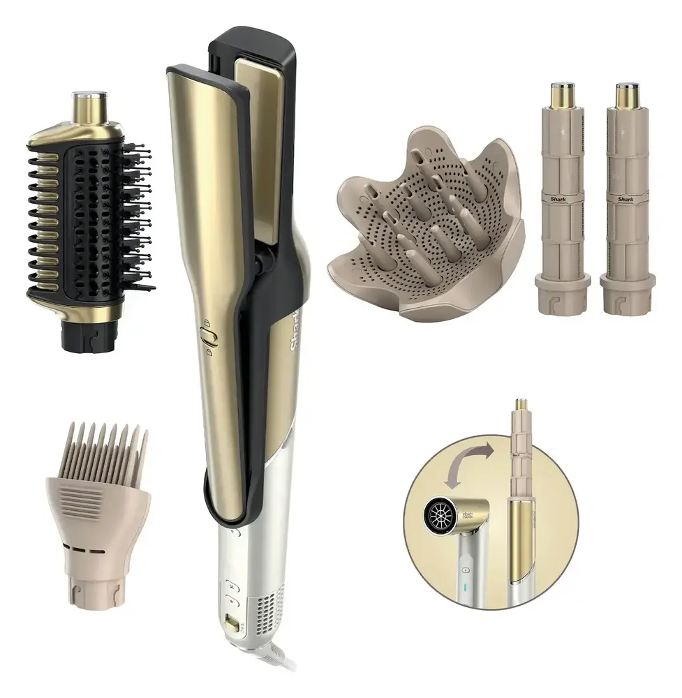 Shark Glam Ceramic & Powerful Air Styling & Drying System + Diffuser