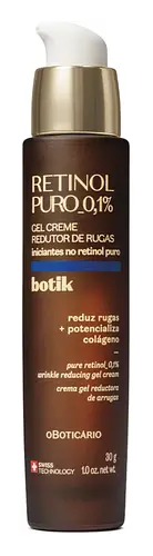 O Boticário Gel Creme Redutor de Rugas Botik Retinol Puro 0,1%