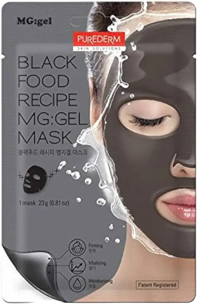 Purederm Black Food Recipe MG:Gel Mask