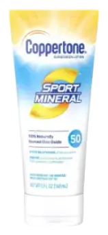 Coppertone Sport Mineral Sunscreen Lotion SPF 50