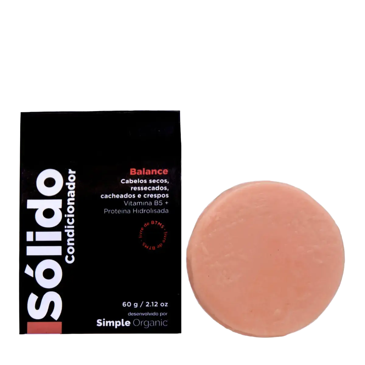 Simple Organic Isólido Condicionador Em Barra Balance