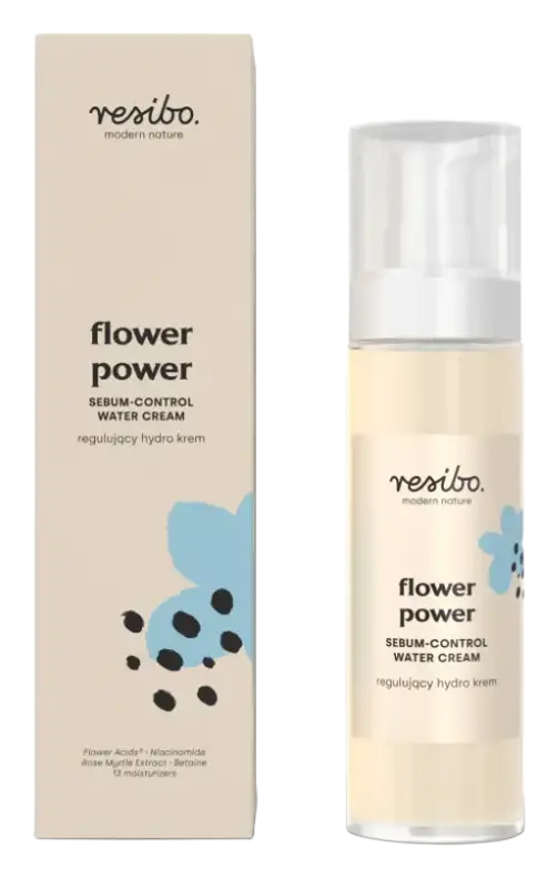 Resibo Flower Power Sebum-Control Water Cream