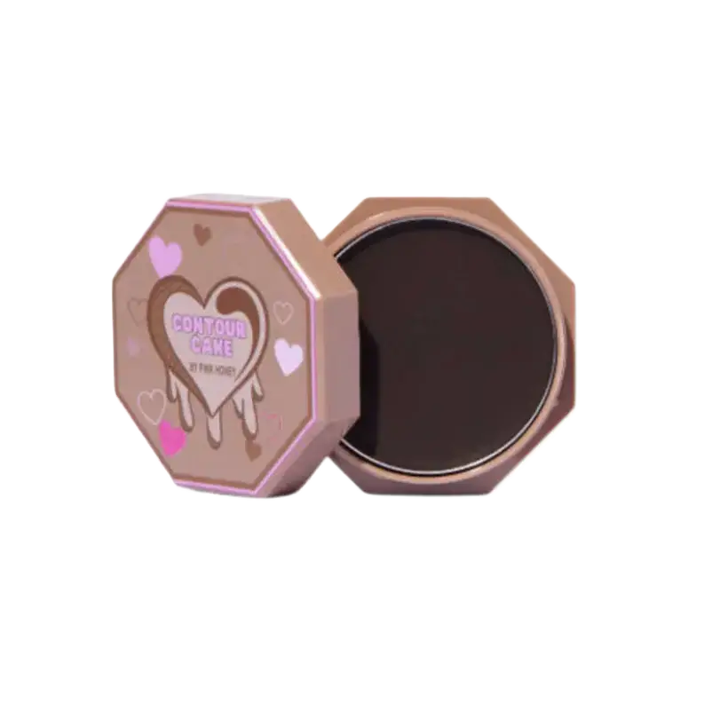 Pink Honey Contour Cake Smores & Kisses