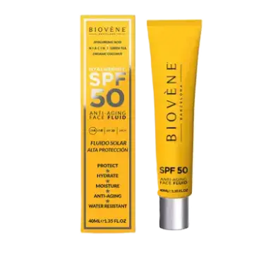 Biovène Barcelona Hyaluronic SPF 50 Anti-Aging Face Fluid