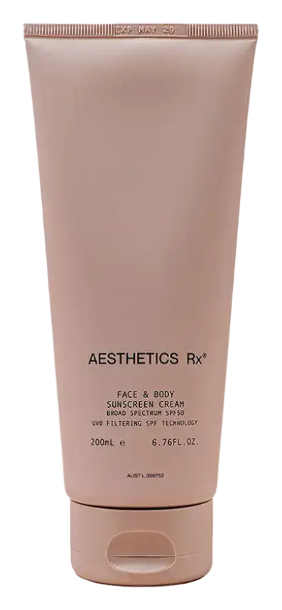 Aesthetics Rx Face & Body Sunscreen Cream SPF 50